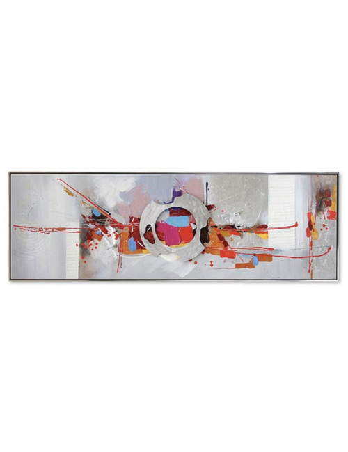 " Explosion de couleurs ",50x150cm, toile abstraite