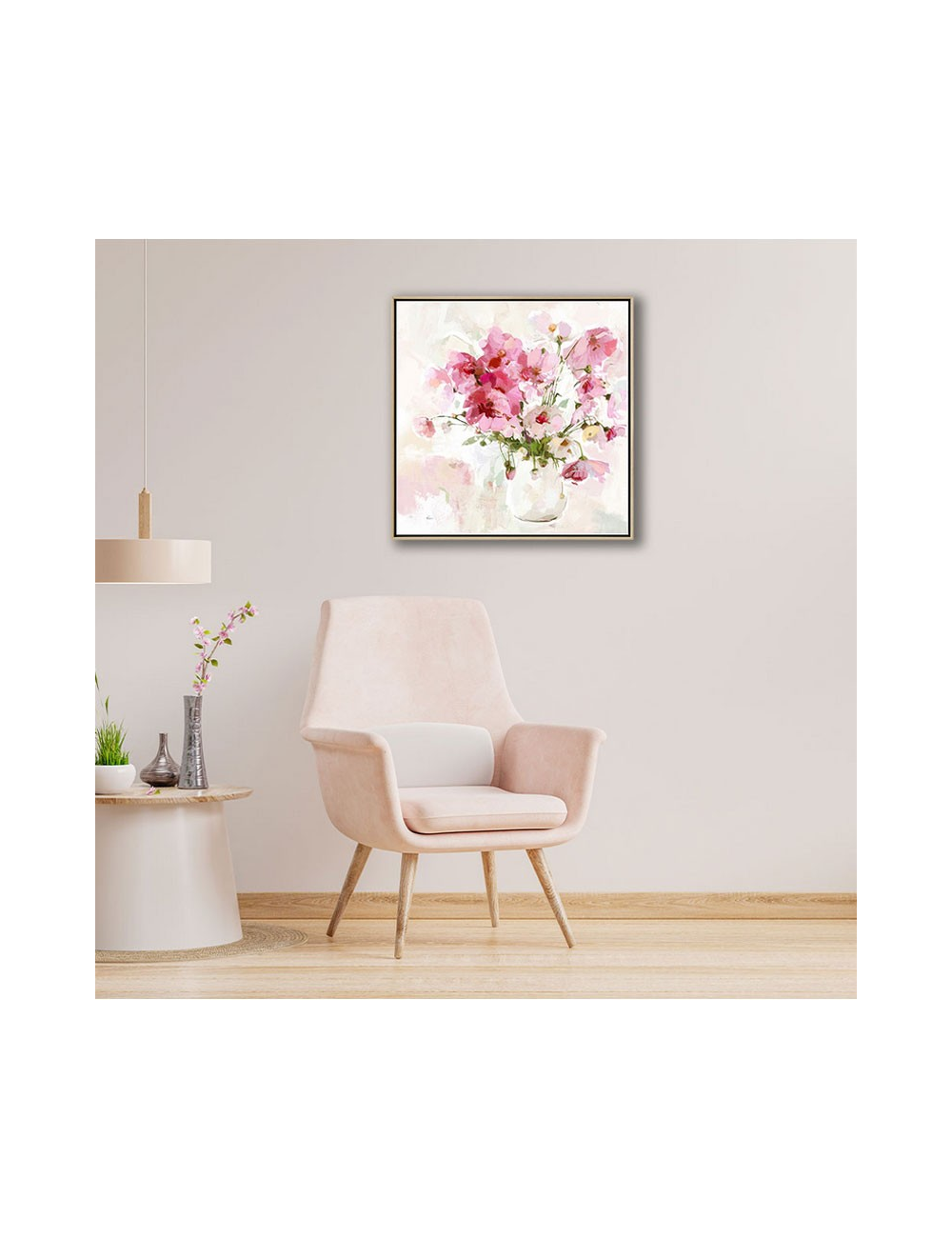 Tableau Sur Toile 120x80 Cm - Motif Rose Et Pétales Avec Rosée - Marque ARTTOR - Impression Moderne - Déco Murale Salon/chambre