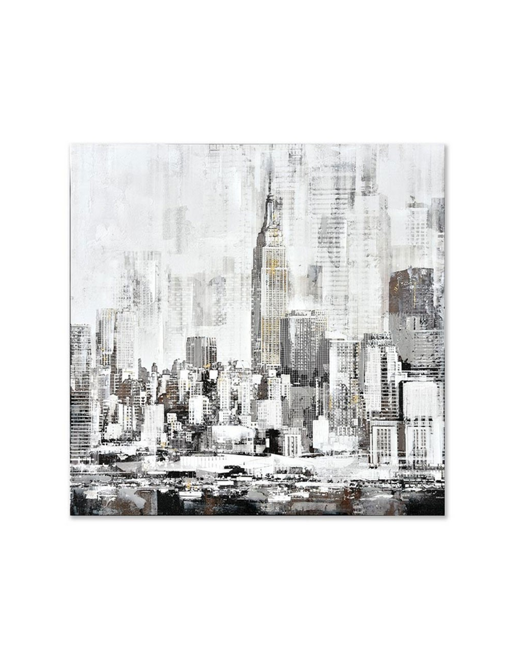 Tableau skyline New York en noir et blanc – 60x60