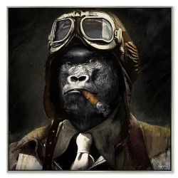 "Gorille aviateur", tableau...