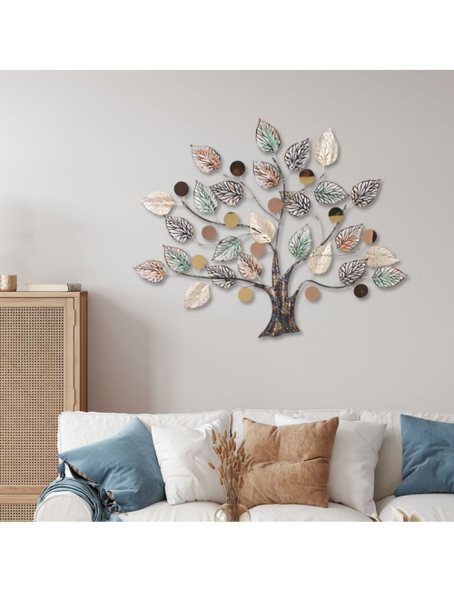 " Arbre de vie sculpté ", Décoration murale métal