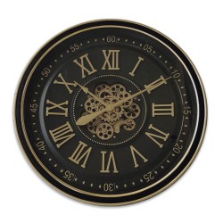 Horloge design " noire et...