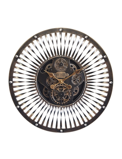 Horloge engrenages "Old town"