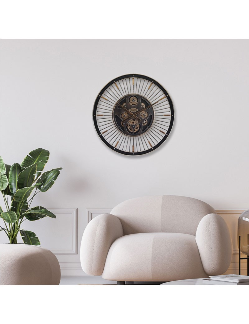 Horloge engrenages "Old town"