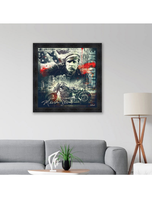 Marlon brando,Tableau 68x68cm de de Sylvain BINET