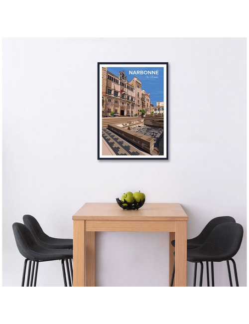 Affiche encadrée Narbonne – Via Domitia