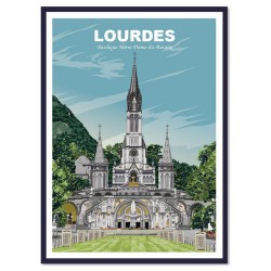"Lourdes, Basilique",...