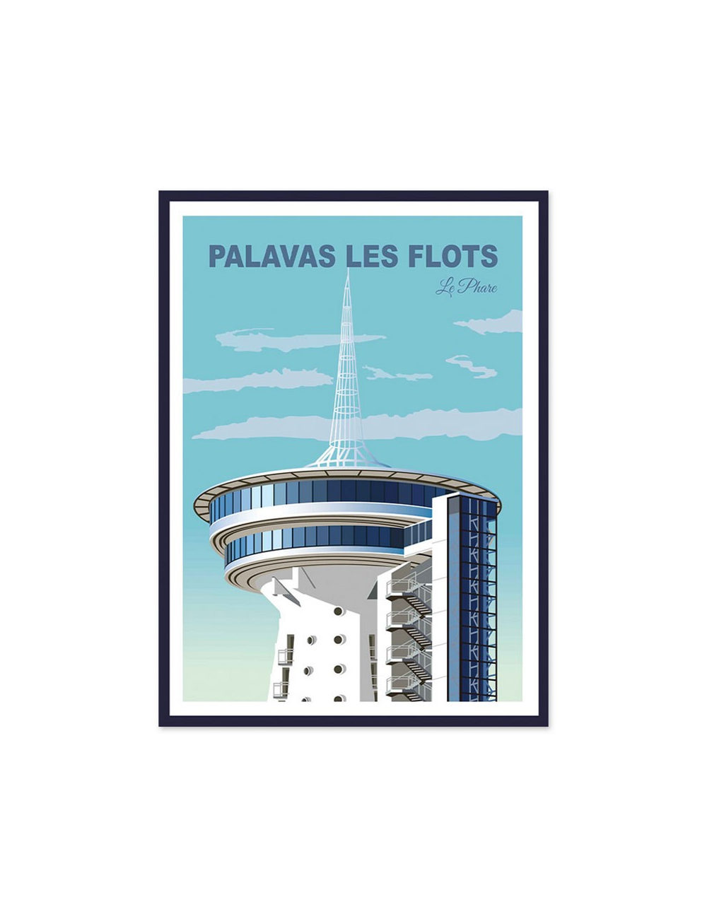 Palavas Les Flots Le Phare-Affiche encadrée