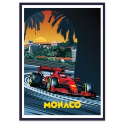 "Monaco", Travel poster...