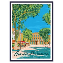 "Aix-en-Provence", Affiche...