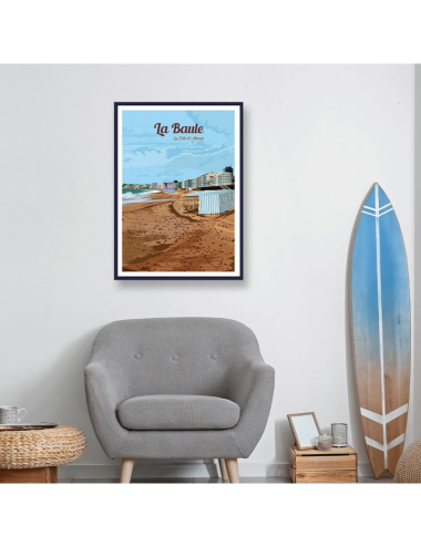 La Baule- Affiche travel poster encadrée