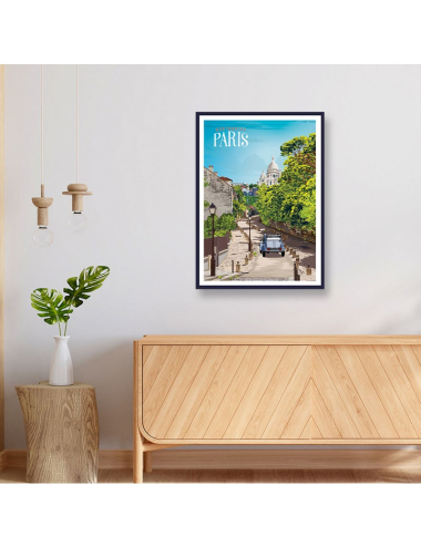 Affiche encadrée Paris – Montmartre