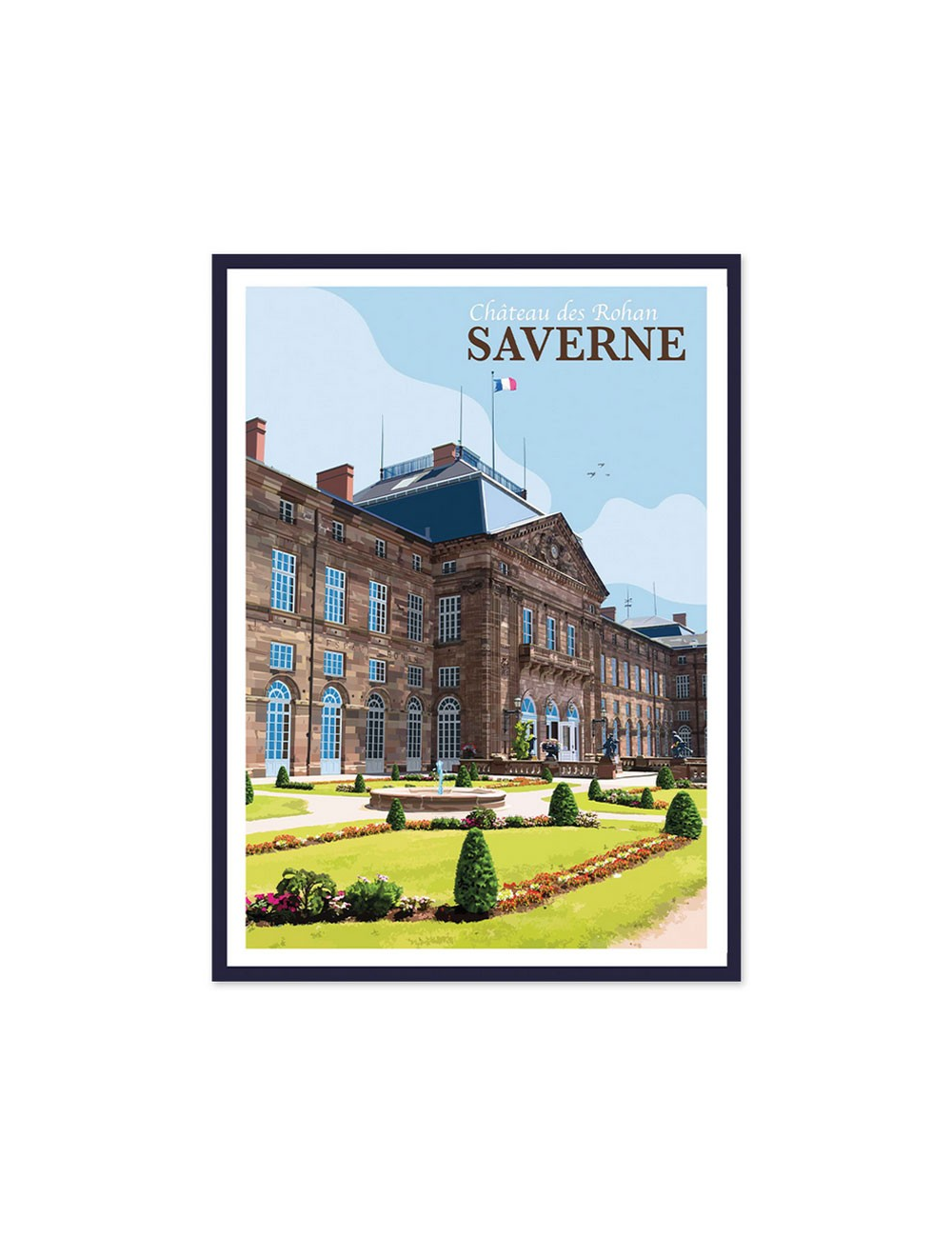 Affiche encadrée Saverne Château des Rohan