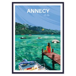 "Le Lac d'Annecy", Affiche...