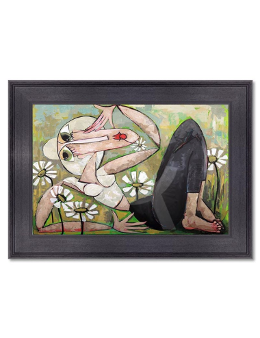 Miss Pâquerette – Tableau de Martine Gonnin