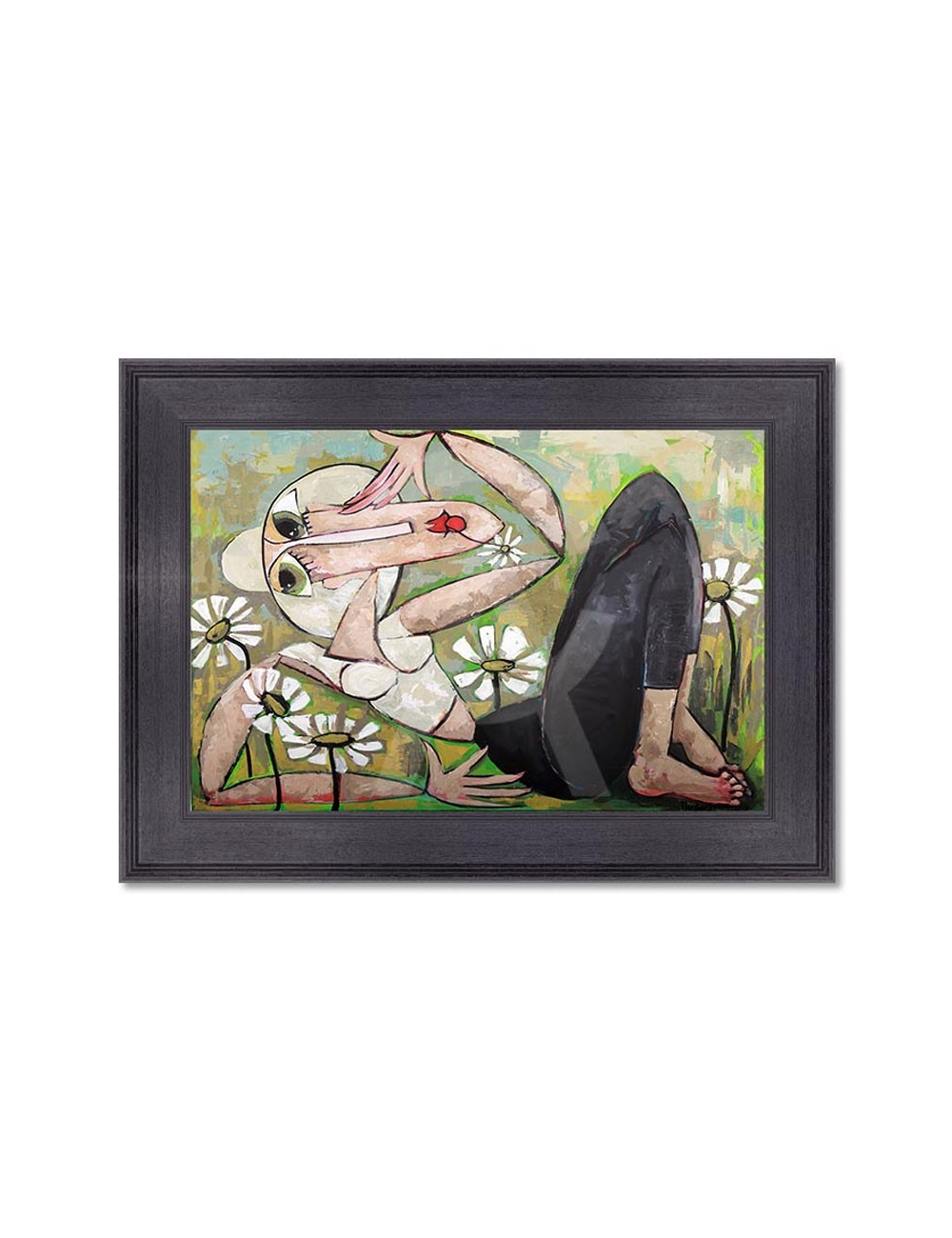 Miss Pâquerette – Tableau de Martine Gonnin