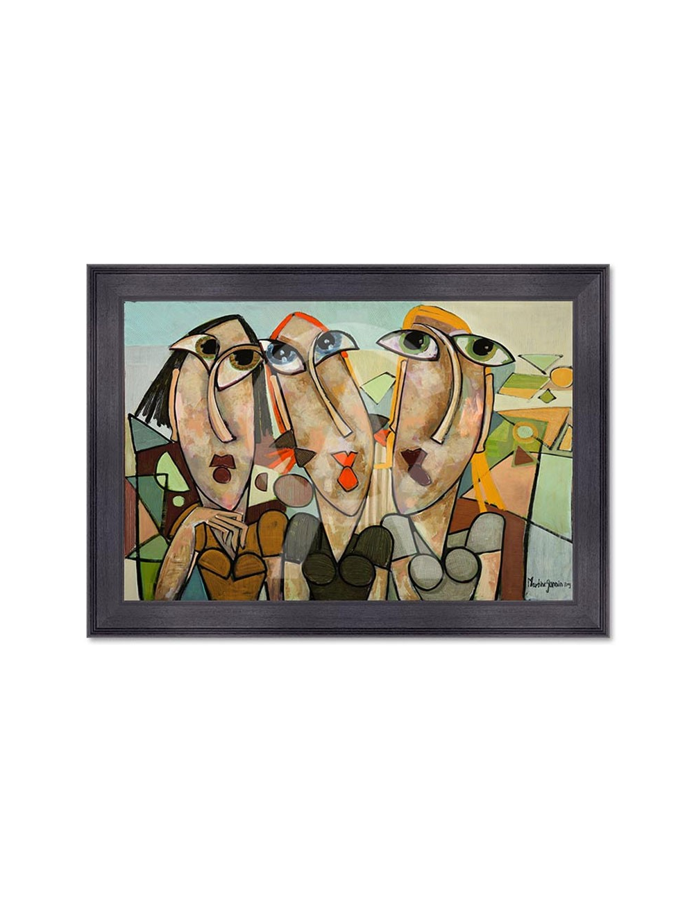 Tableau Les Nenettes de Martine Gonnin
