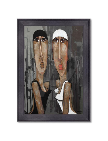 Tableau A l'eau les filles - Martine Gonnin