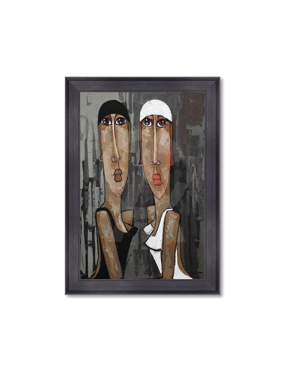 Tableau A l'eau les filles - Martine Gonnin