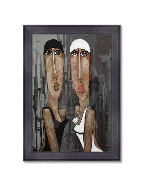 Tableau A l'eau les filles - Martine Gonnin