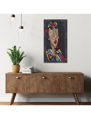 Tableau PomPom - Martine Gonnin - Art coloré contemporain