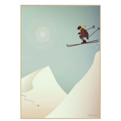 "Détente au ski", affiche...
