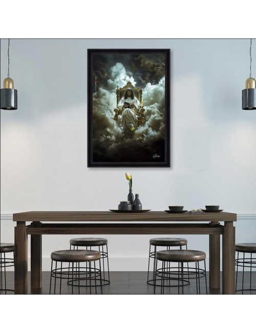 "In God, we trust",80x120cm, Tableau Alexandre Granger