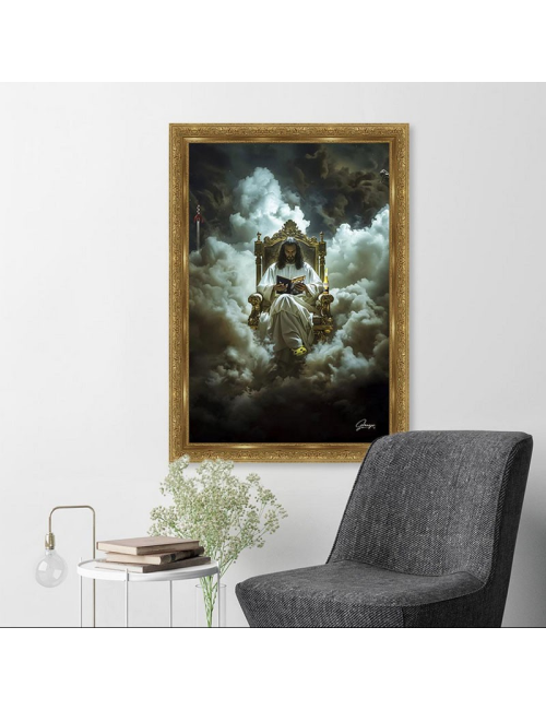 "In God, we trust",80x120cm, Tableau Alexandre Granger