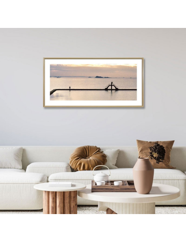 "Saint-Malo,piscine de mer", photo d'art 52x150 de Georges-Félix Cohen