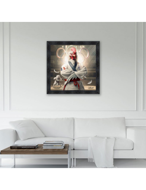Tableau Coq Judo – Sylvain Binet