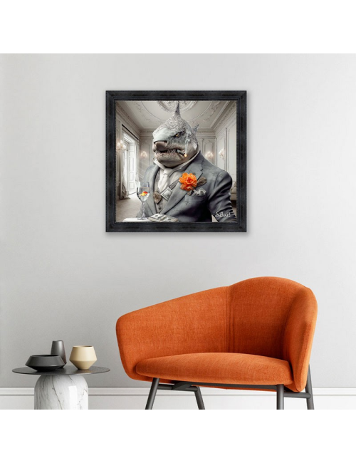 Requin Luxury, Tableau XXL de Sylvain Binet