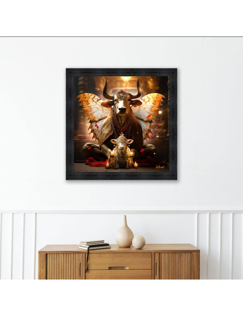 Vache sagesse, Tableaux XXL de Sylvain Binet