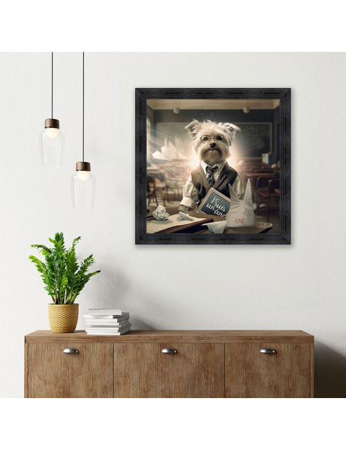 Chien cancre,Tableaux de Sylvain Binet