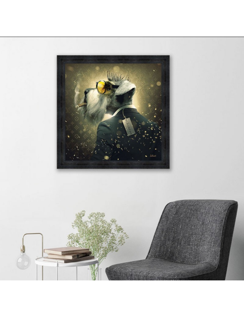 Chic à tout prix ,100x100cm, de SYLVAIN BINET