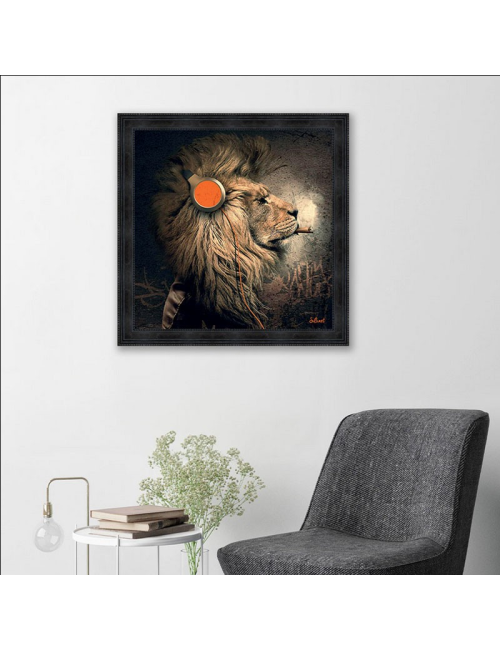 Lion Punk, Tableaux XXL de Sylvain Binet