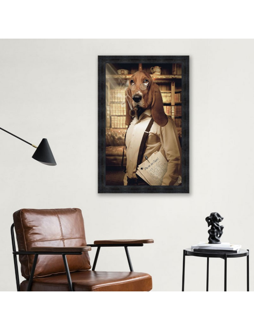 "Ma vie de chien",50x70cm de Sylvain BINET