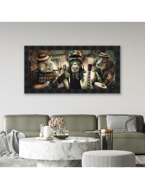 " Reggae ",63x140cm, de Sylvain BINET