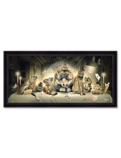 "La cêne",40x90cm de Sylvain BINET