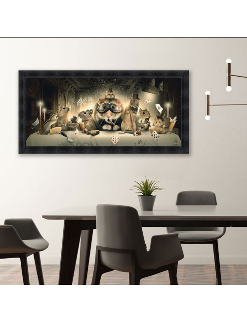 "La cêne",40x90cm de Sylvain BINET