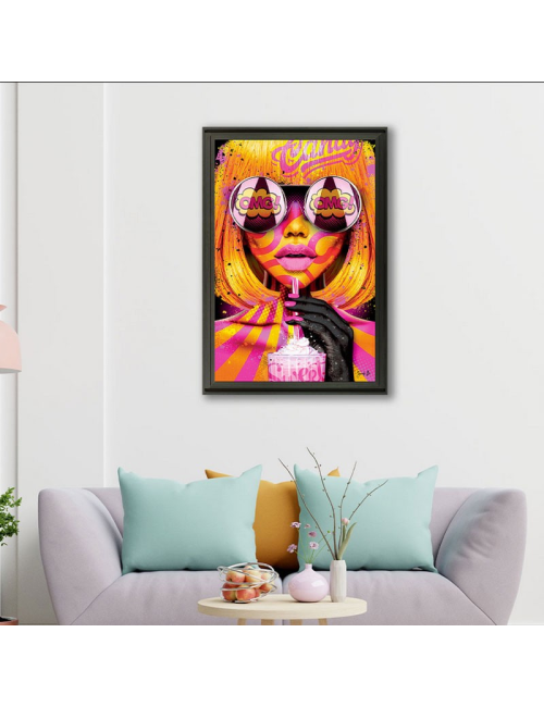 "Candy",80x120cm, Tableau de Sarah Borderie