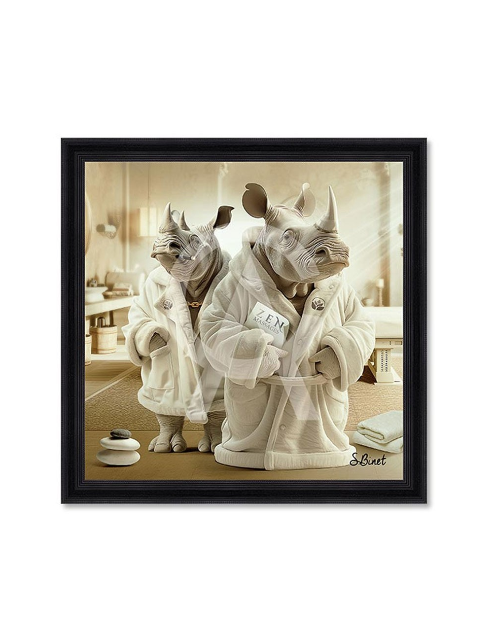 Tableau Rino Luxury de Sylvain Binet