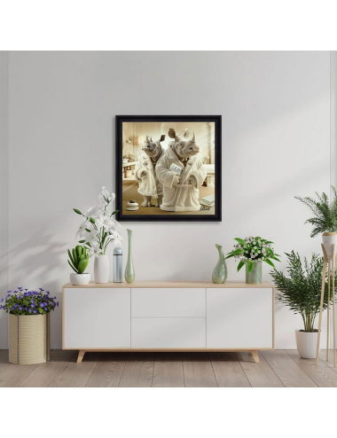 Tableau Rino Luxury Sylvain Binet - Déco murale zen et drôle