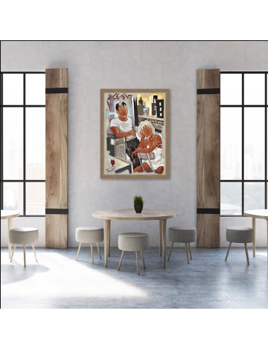 Tableau Un tramway nommé Désir – Pierre Farel 60x80 cm