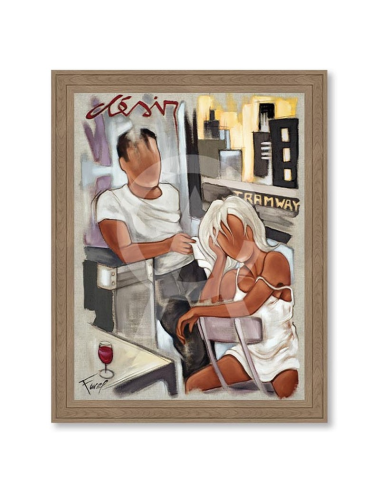 Tableau Un tramway nommé Désir – Pierre Farel 90x120 cm