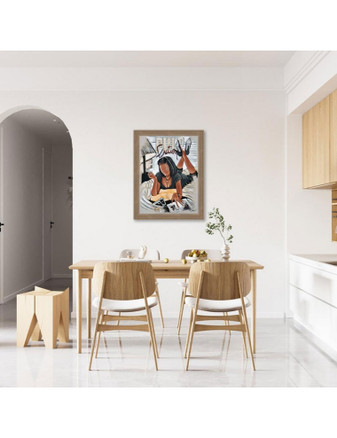 Tableau déco murale Pulp Fiction – Pierre Farel 60x80 cm