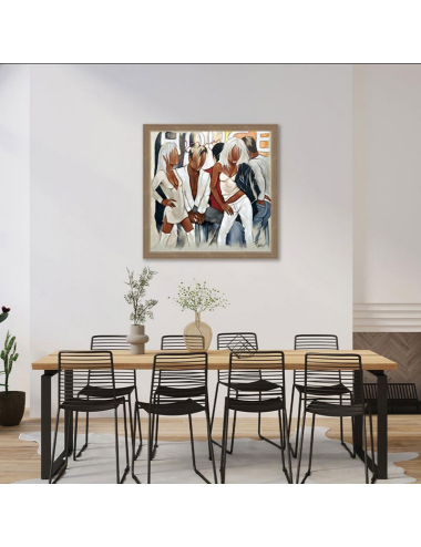 Reproduction encadrée House Club – Tableau design de Pierre Farel