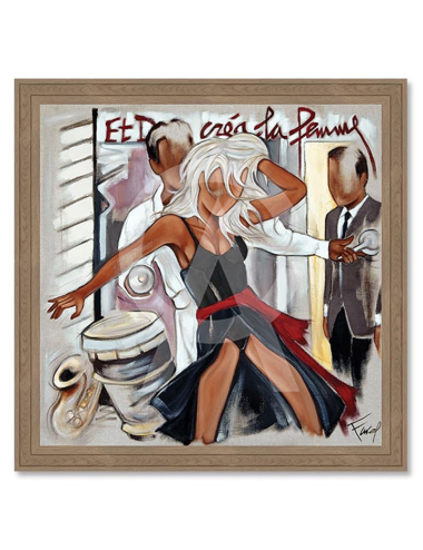 Grand tableau Et Dieu créa la femme – Pierre Farel