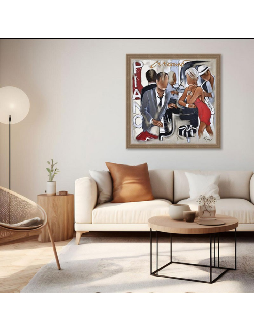 Around the piano – Tableau moderne de Pierre Farel