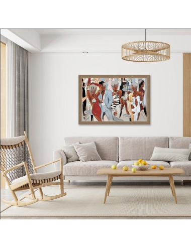 Tableau Soirée – Reproduction d’art signée Pierre Farel