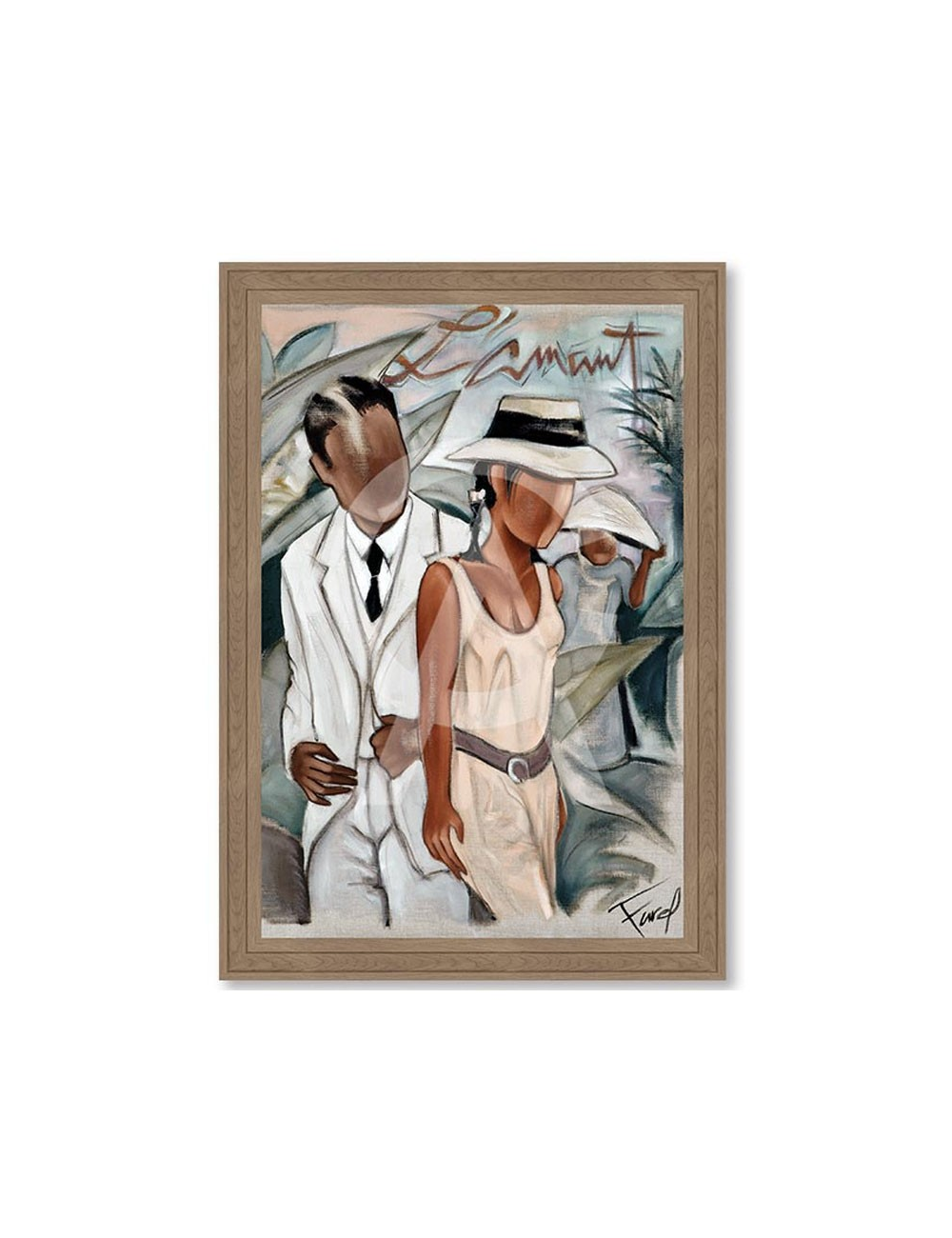 Tableau L’Amant 60x90 – Pierre Farel